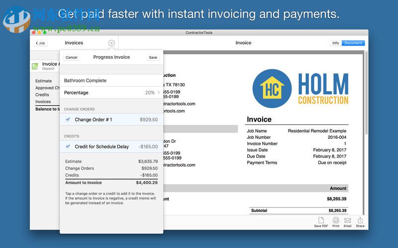 ContractorTools for Mac(建筑工程预算软件) 2.0