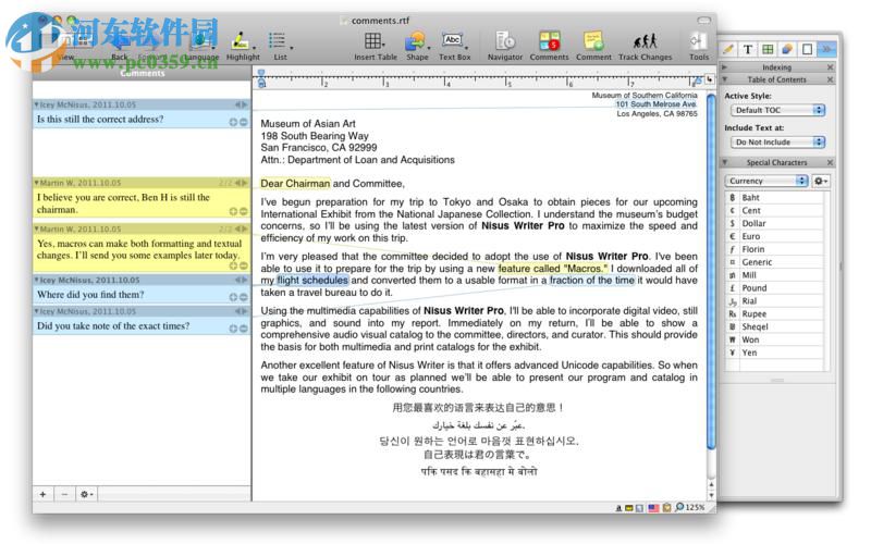 Nisus Writer Pro for mac(mac文字处理软件) 2.1.7