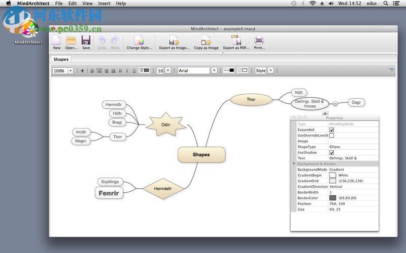 MindArchitect for Mac(思维导图软件) 1.0