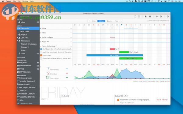 Pagico for mac（项目管理软件） 8.8