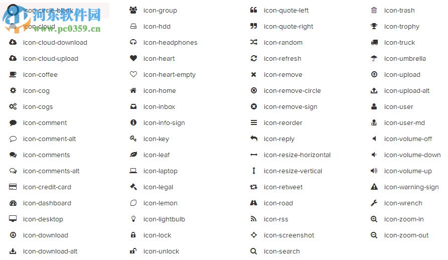 Font Awesome(CSS字体图标插件) 4.7.0 官方版