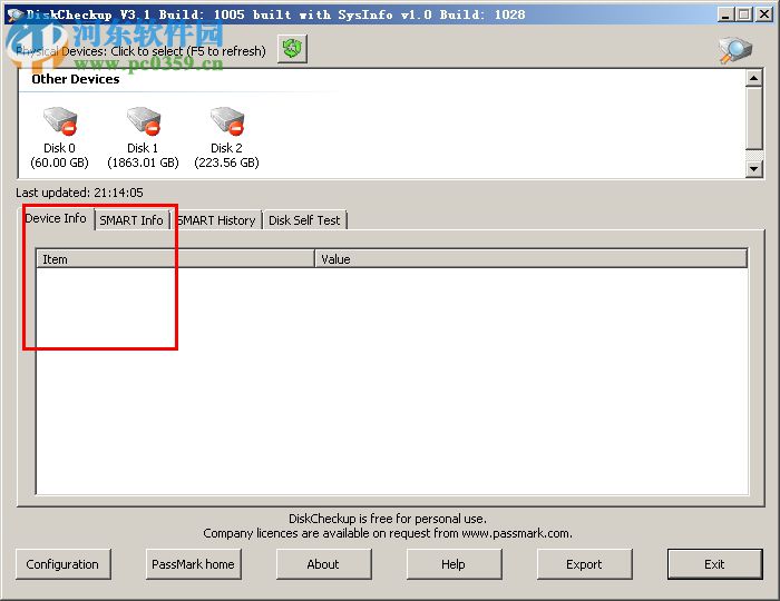 DiskCheckup(磁盘驱动读取工具) 3.3.1000 官方免费版