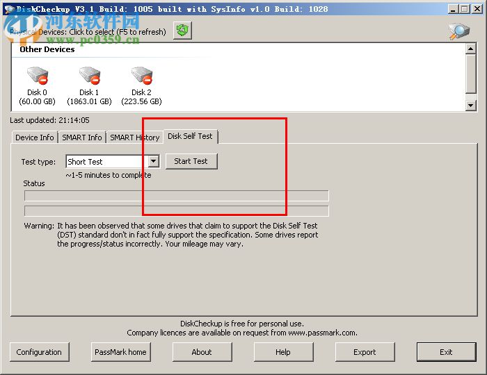 DiskCheckup(磁盘驱动读取工具) 3.3.1000 官方免费版