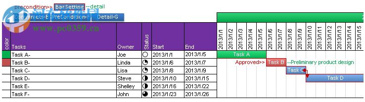 Excel甘特图插件 3.1 中文版