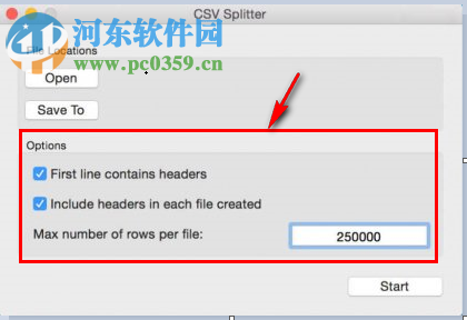 CSV Split for Mac csv文件分割器 1.1 免费版
