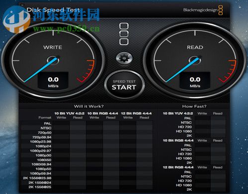 disk speed test for mac（硬盘测速工具） 2.2