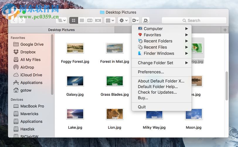 default folder x for mac(文件夹快速访问) 5.1.6b4