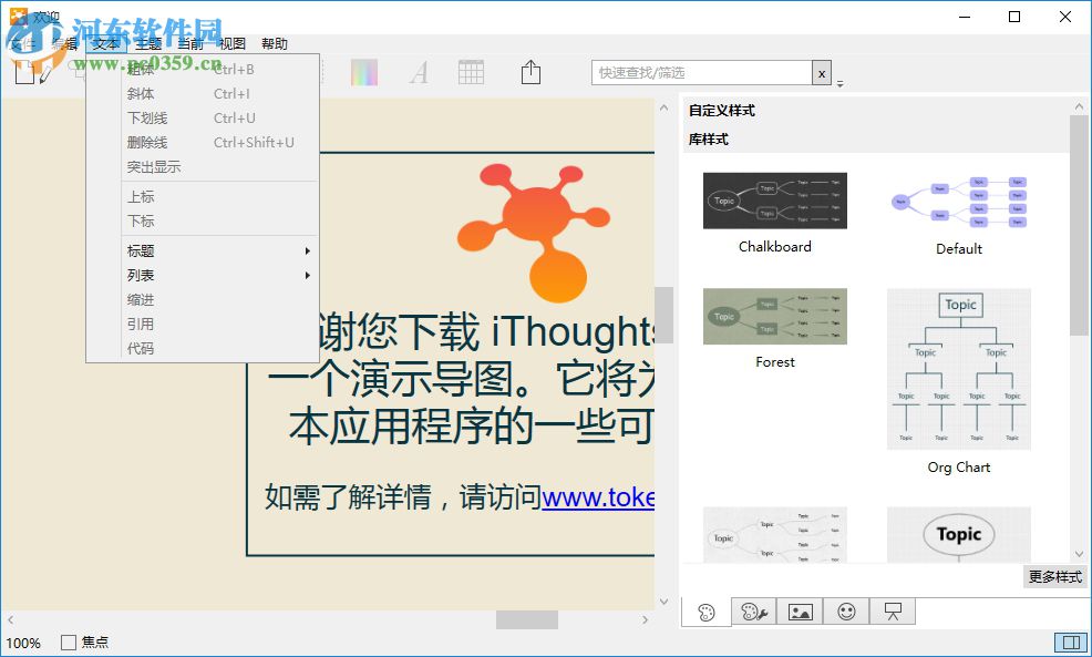 ithoughts windows(思维导图软件)