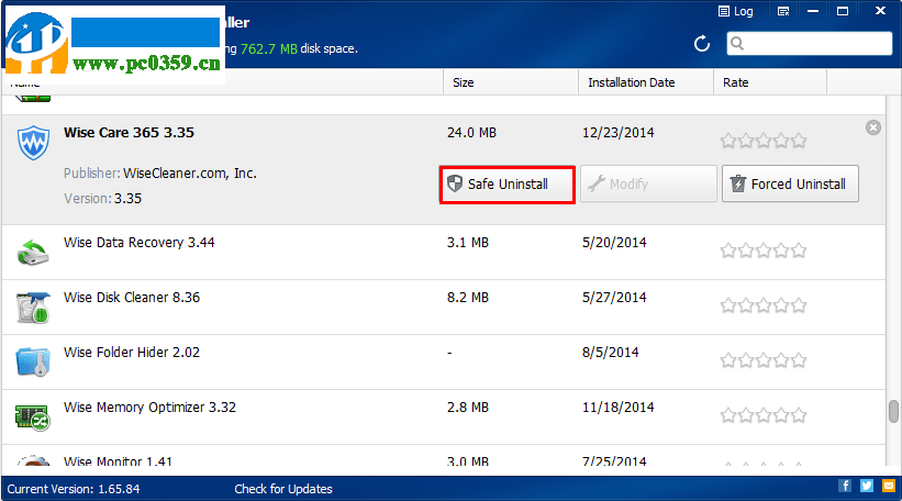 Wise Program Uninstaller(强力软件卸载工具)