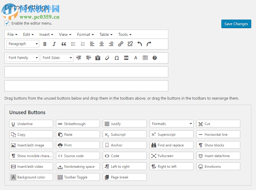 tinymce advanced插件(wordpress在线编辑器插件) 4.6.3 免费版