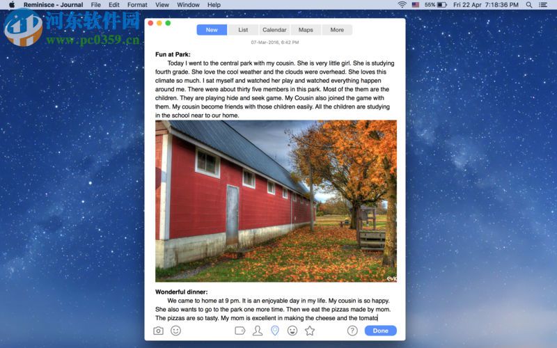 Reminisce for Mac(mac日记软件) 1.6 官方版
