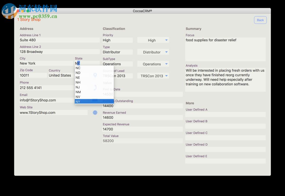 CocoaCRM for mac(客户关系管理软件) 2.1 官方版
