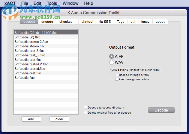 xACT for mac(音频压缩软件) 2.41 官方版