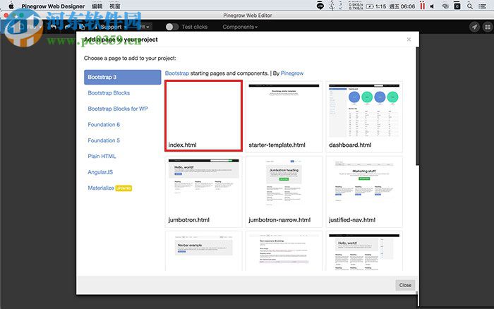 Pinegrow Web Editor for Mac(网页开发工具) 3.1 官方版