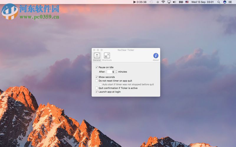 NuClear Ticker for mac(计时器软件) 1.0 免费版