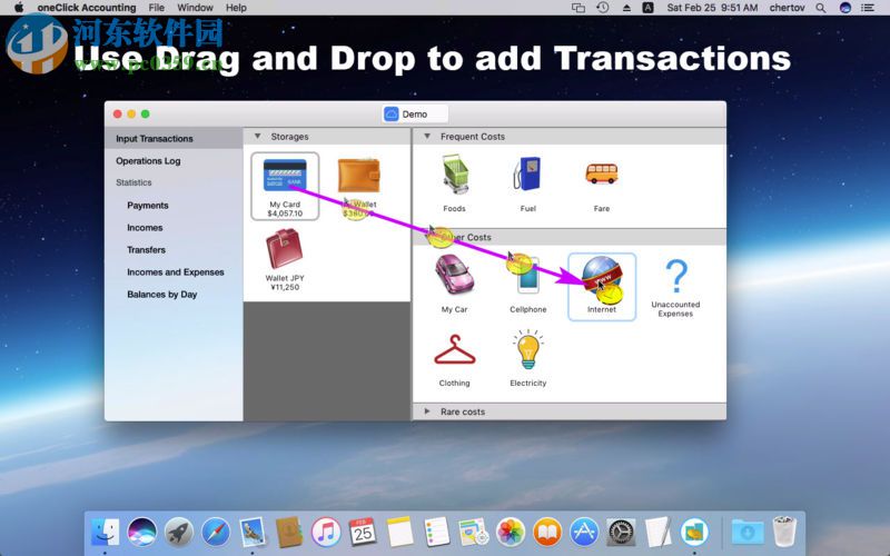 oneClick Accounting for mac(财务管理软件) 1.0 免费版