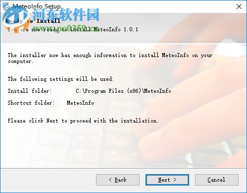 MeteoInfo(气象制图软件) 1.1.3 官方版