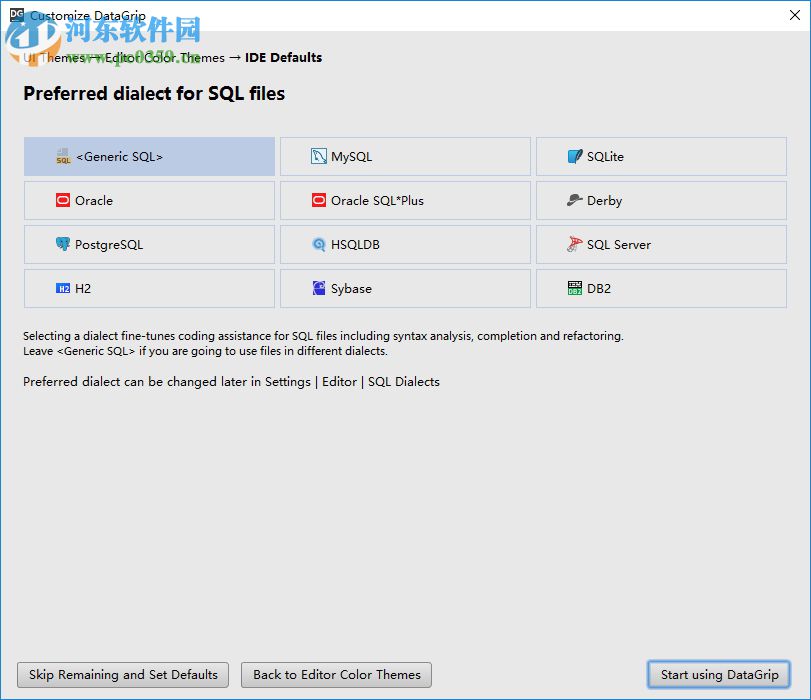 JetBrains DataGrip 2017.1.14 绿色版