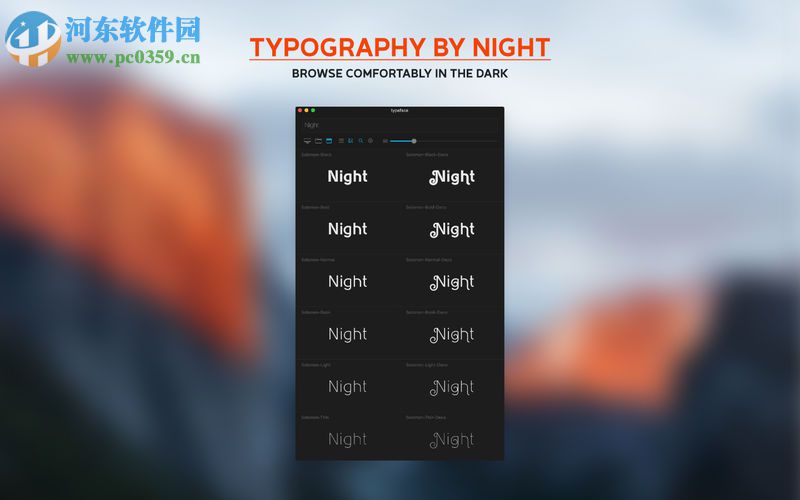 Typeface for mac(字体管理工具) 1.6.0 官方版