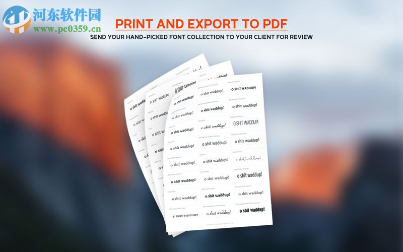 Typeface for mac(字体管理工具) 1.6.0 官方版