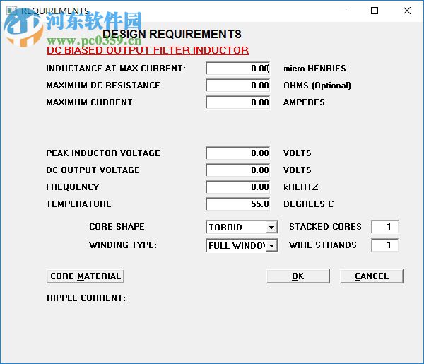 MICROMETALS(电感设计软件) 1.1 绿色版
