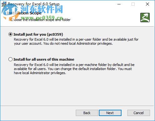 Recovery for Excel(excel文件损坏修复) 6.0 中文版