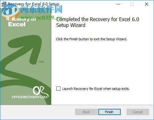 Recovery for Excel(excel文件损坏修复) 6.0 中文版