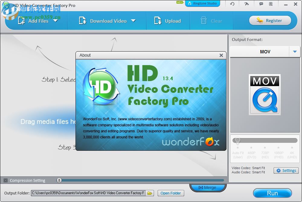 wonderfox hd video converter factory(高清视频格式转换)