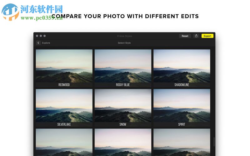 priime styles for mac(照片处理软件) 1.5 官方版