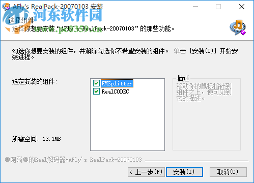 阿飞Real解码器下载(影音解码器) 20070103 绿色免费版