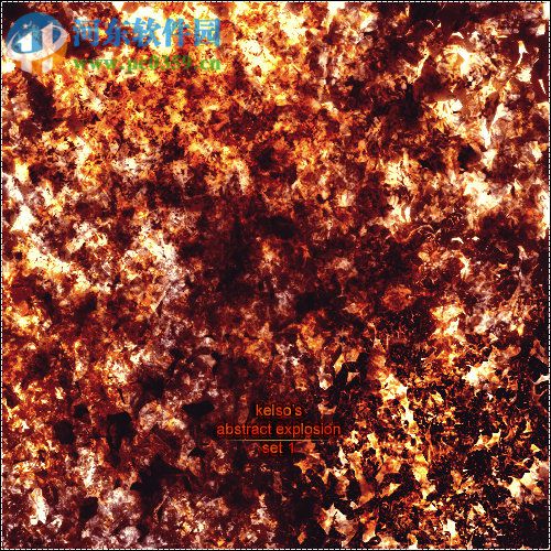 抽象火焰PS笔刷下载 免费版