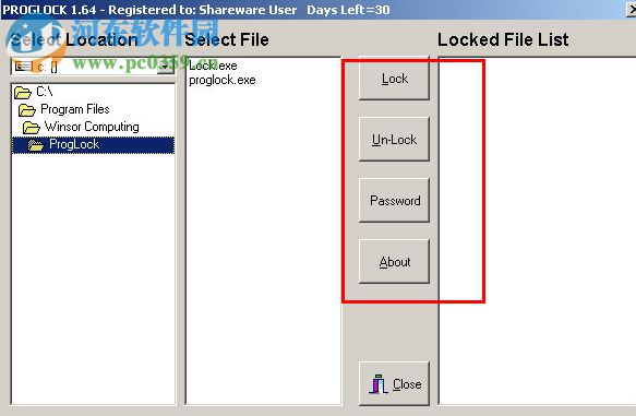PROGLOCK(文件上锁) 1.64 官方版