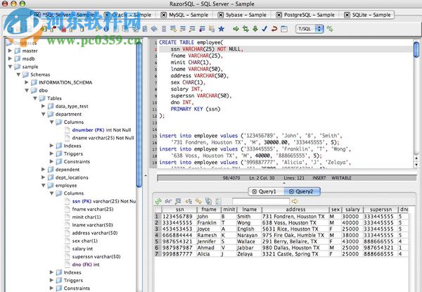 RazorSQL for mac下载(数据库管理软件) 7.3.13 免费版