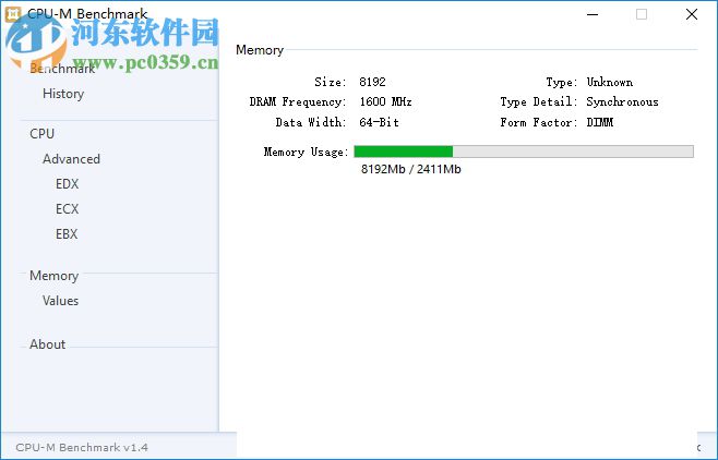 CPU-M Benchmark(CPU性能测评软件) 1.4 正式版