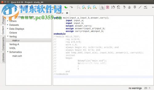Qucs电路模拟器 0.019 pc免费版