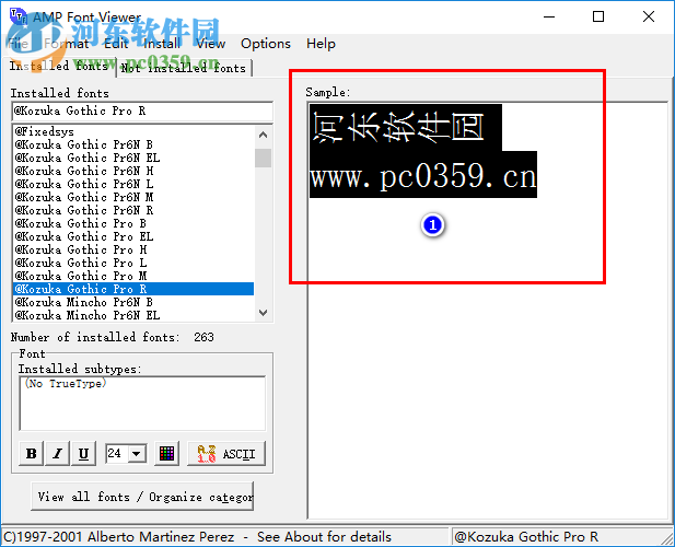 FontViewer(字体预览器) 3.0 中文版
