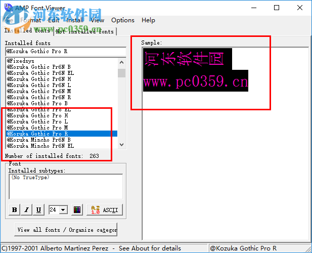 FontViewer(字体预览器) 3.0 中文版