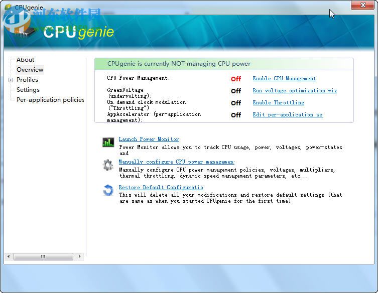 CPUgenie下载(CPU降温工具) 6.6 免费版