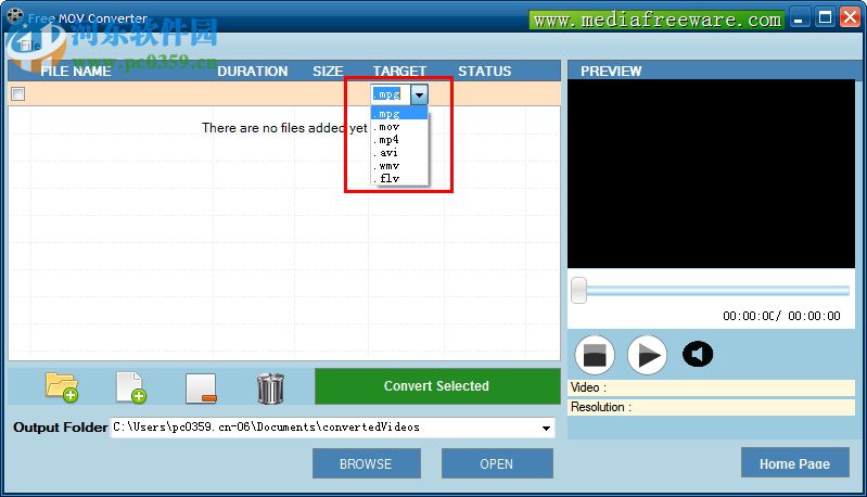 Free MOV Converter 2.0 官方版