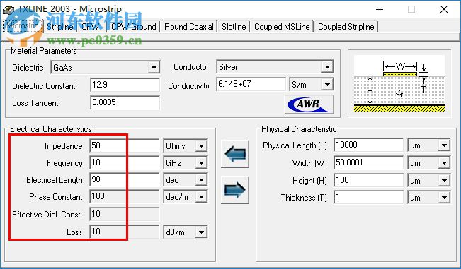 TXLINE(PCB特性阻抗计算) 2003 绿色版