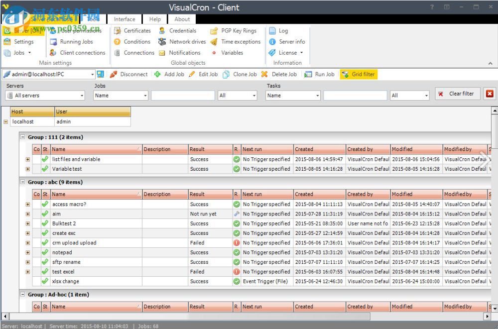 visualcron下载(任务管理器程序) 8.5.1 官方版