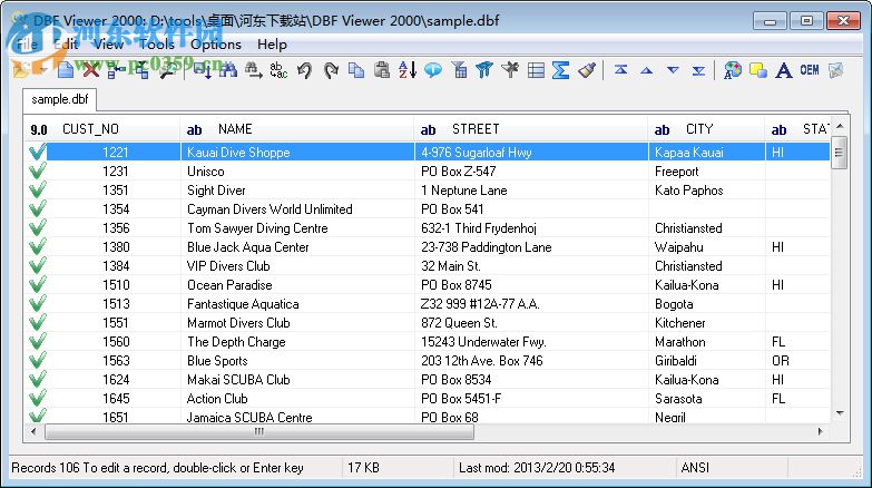 dbf viewer 2000下载(DBF查看编辑器) 破解中文版
