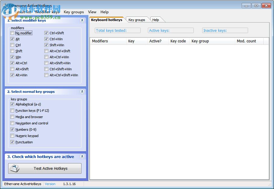 Ethervane ActiveHotkeys(热键检测工具)