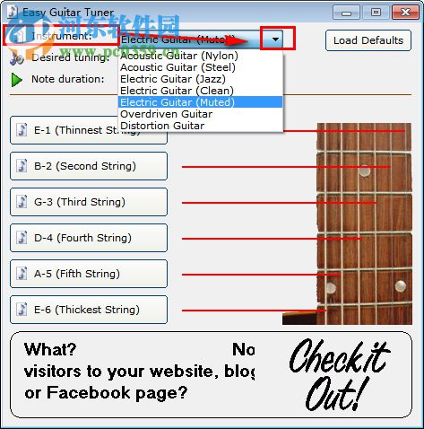 Easy Guitar Tuner(吉他调音软件下载) 1.0 官方最新版