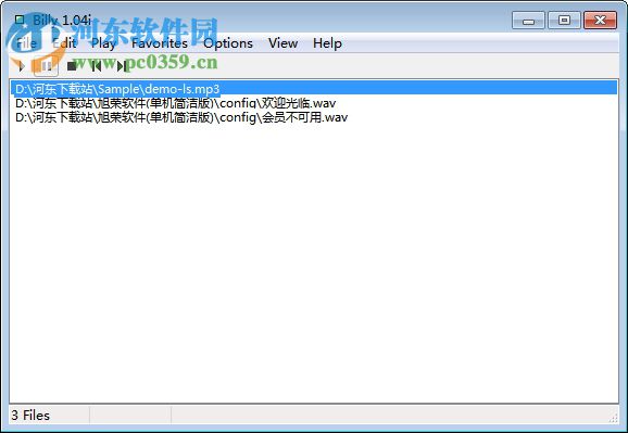 ogg格式播放器(Billy) 1.04 绿色版