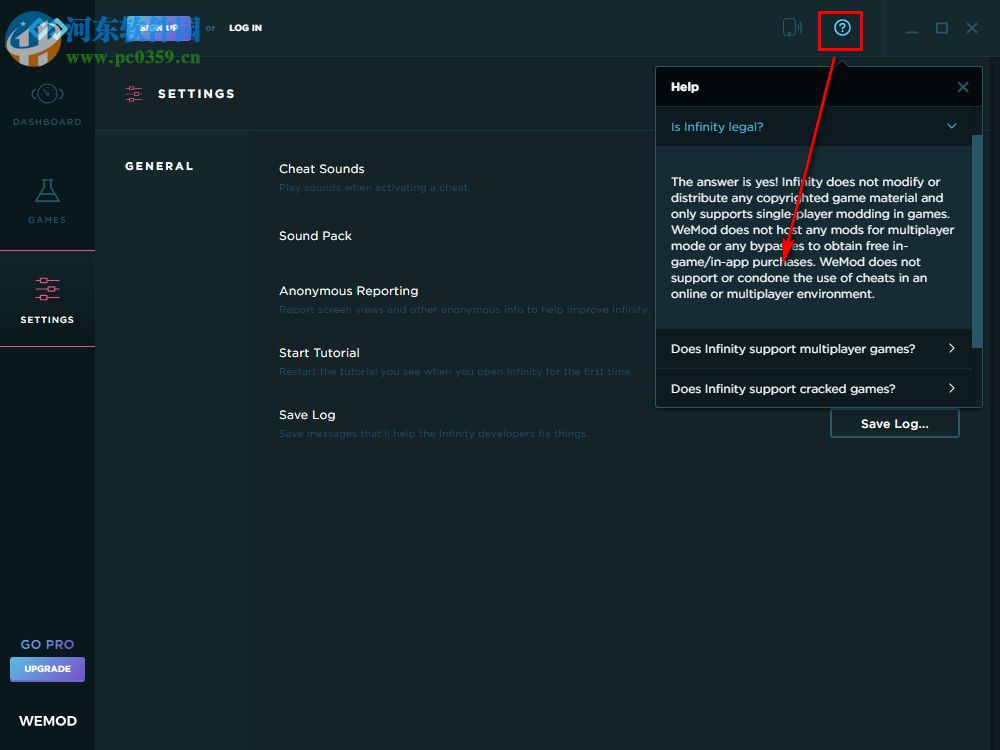 WeMod Infinity下载(mod管理器) 1.0 免费版