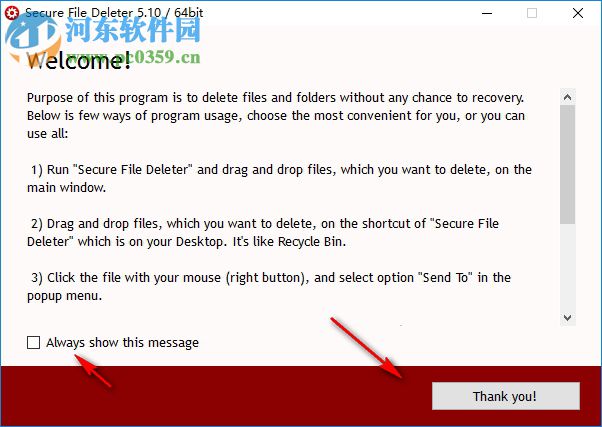 Secure File Deleter(文件永久删除工具) 6.06 官方版