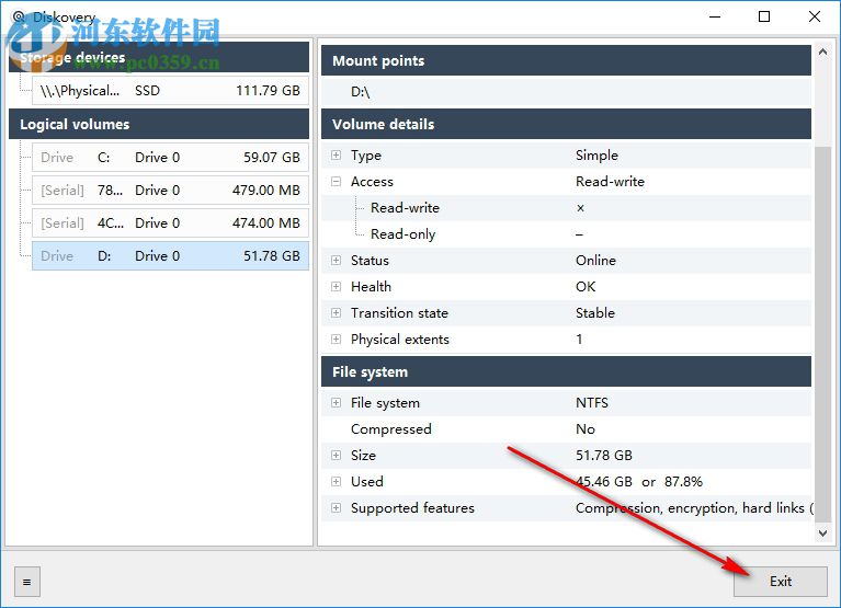 Diskovery(数据存储检查工具) 0.9.8.1 免费版