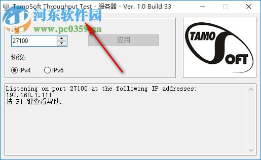 TamoSoft Throughput Test(网络连接测试) 1.0.33 中文绿色版