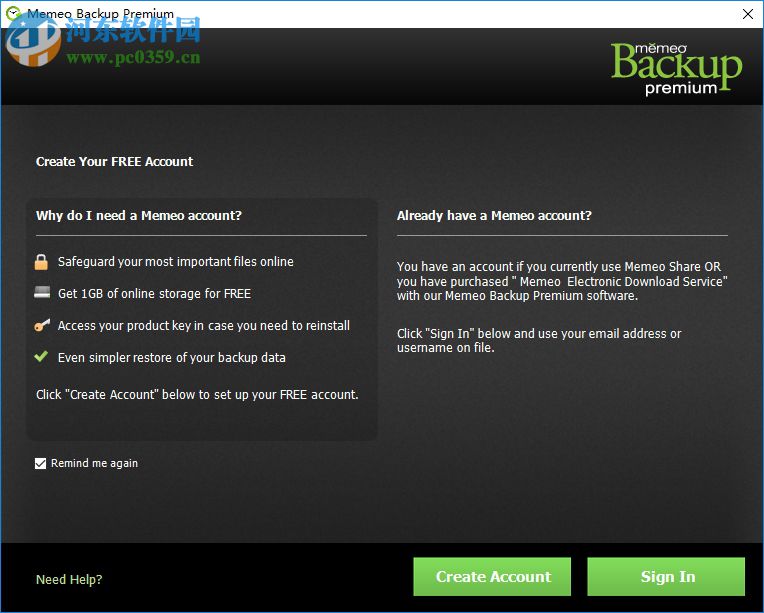Memeo Backup Premium 4.7 绿色免费版